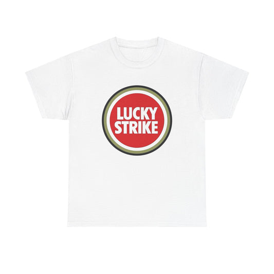 Lucky Strike Bowling Graphic T Shirt NEW Heavy Cotton Tee