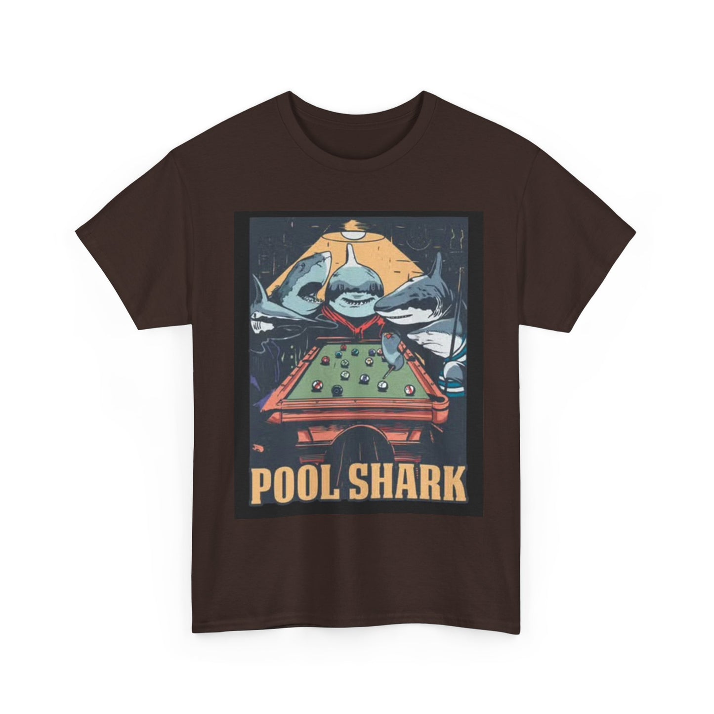 Pool Shark T Shirt Retro Funny Graphic T Vintage Pool Hall Rogan Unisex