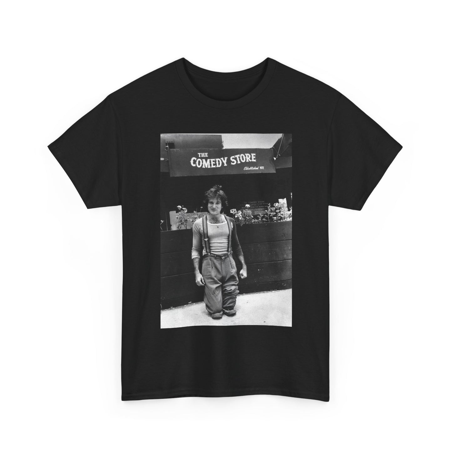 Robin Williams T-shirt vintage comedy movie graphic Unisex Heavy Cotton Tee