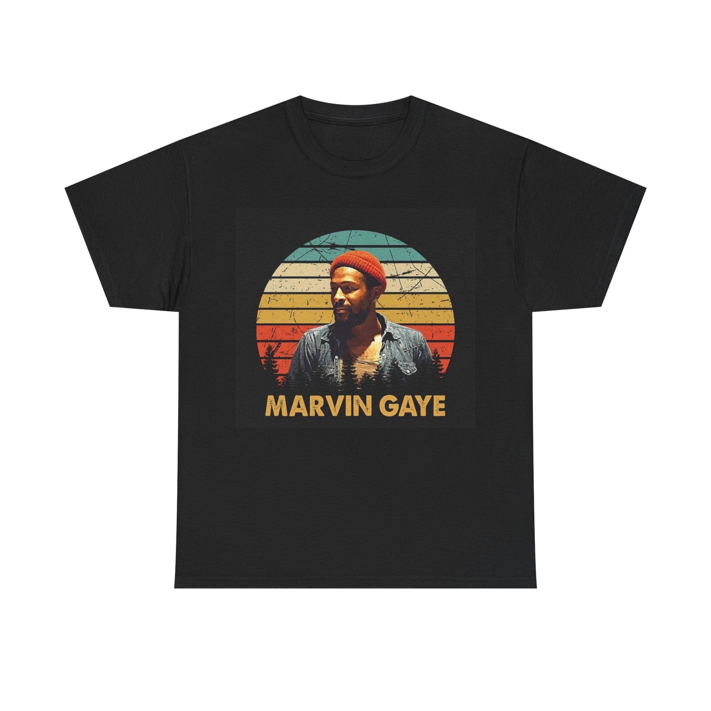 Marvin Gaye Tshirt Vintage R n B Graphic Unisex Heavy Cotton Tee