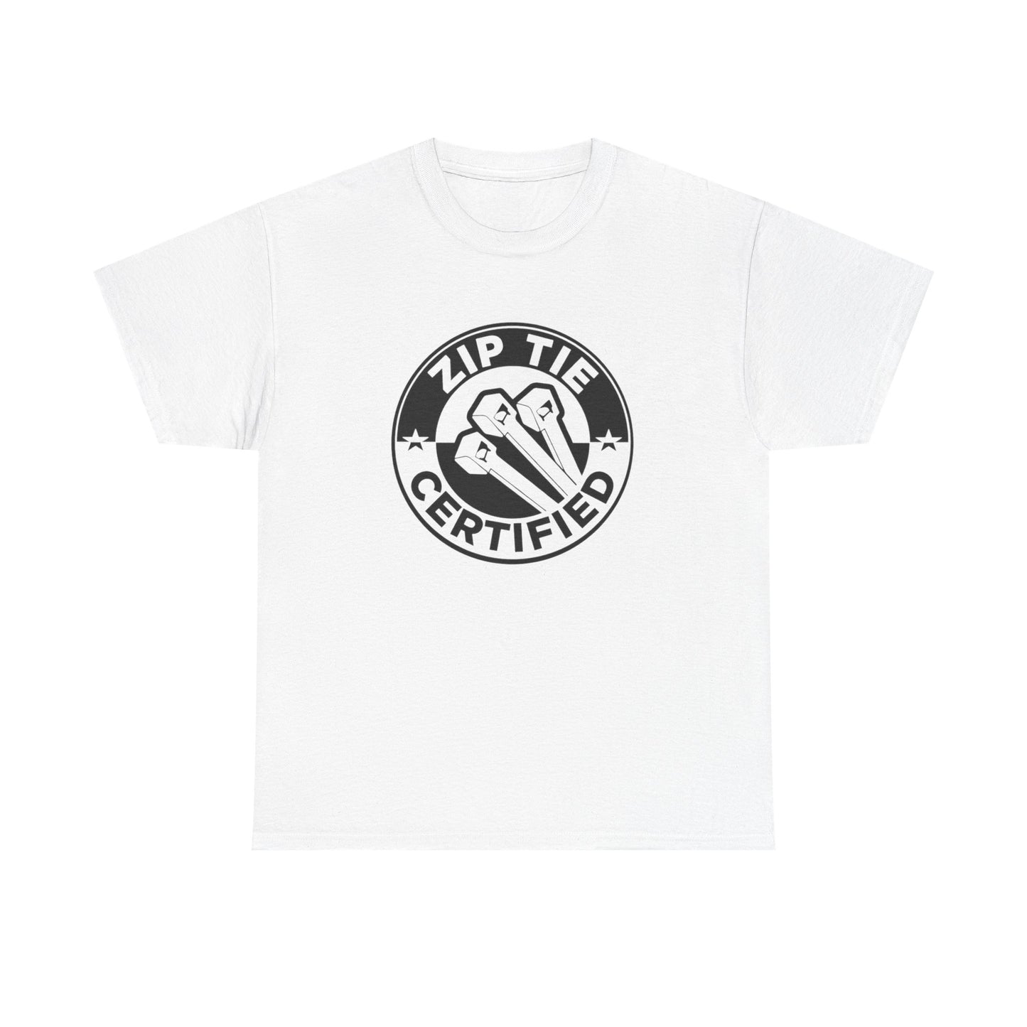 Ziptie Certified Graphic T Shirt NEW ADULT Tee