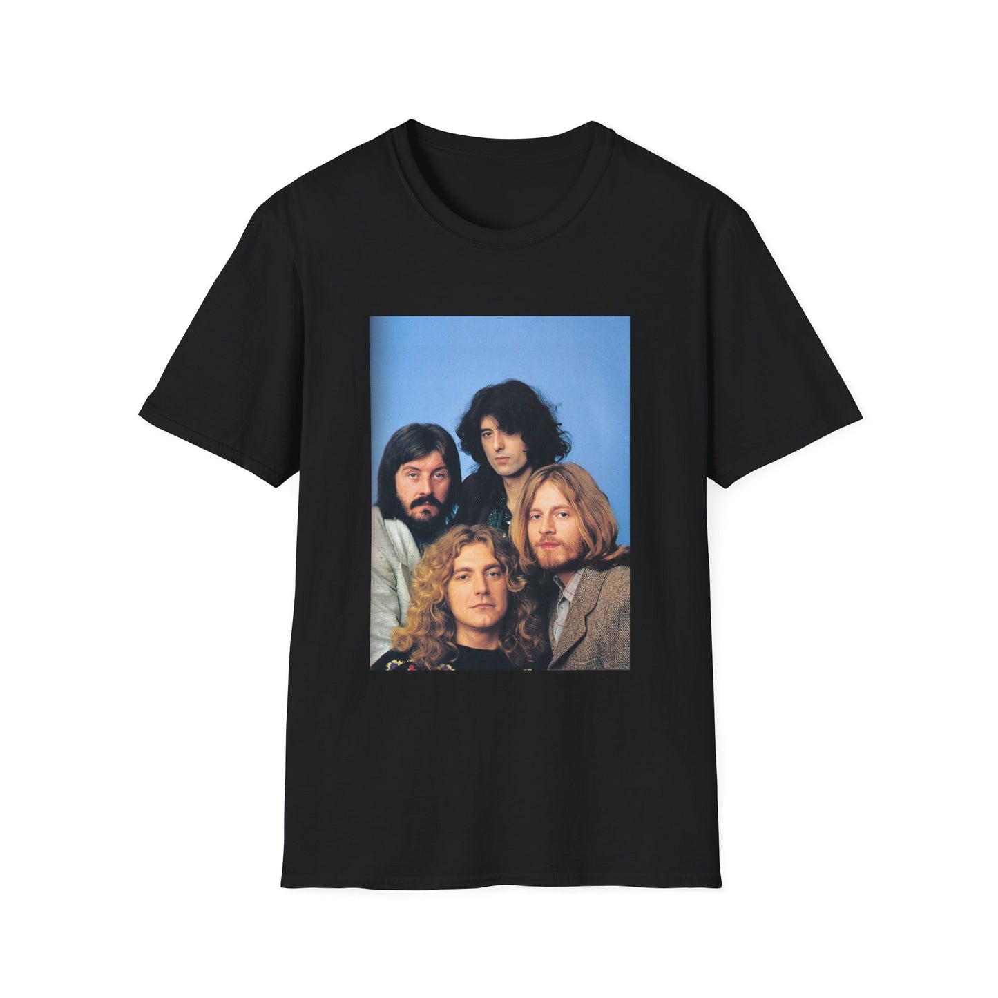 Led Zeppelin T-shirt rock retro vintage band tee Unisex Softstyle T-Shirt