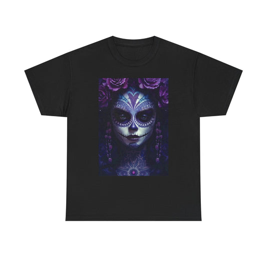 Day Of The Dead Graphic T Shirt Retro Art Mexico Vintage Unisex Heavy Cotton 4