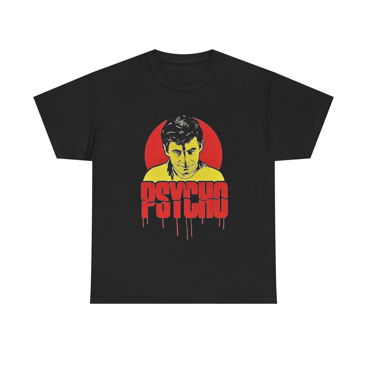 Psycho Vintage Graphic T Shirt Unisex Heavy Cotton Tee
