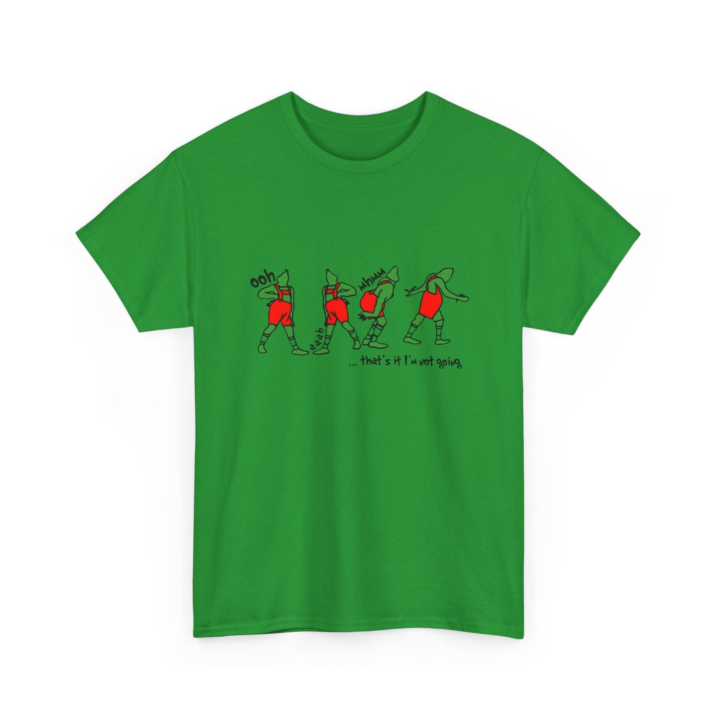 Funny Grinch Retro Christmas Jokes Graphic T Shirt Unisex NEW Heavy Cotton Tee