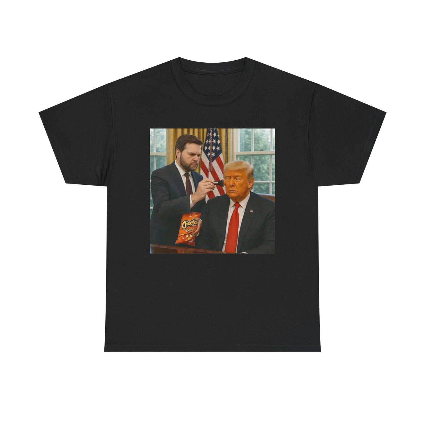 Cheetos Trump Funny Graphic T Shirt NEW Cotton Tee Gift