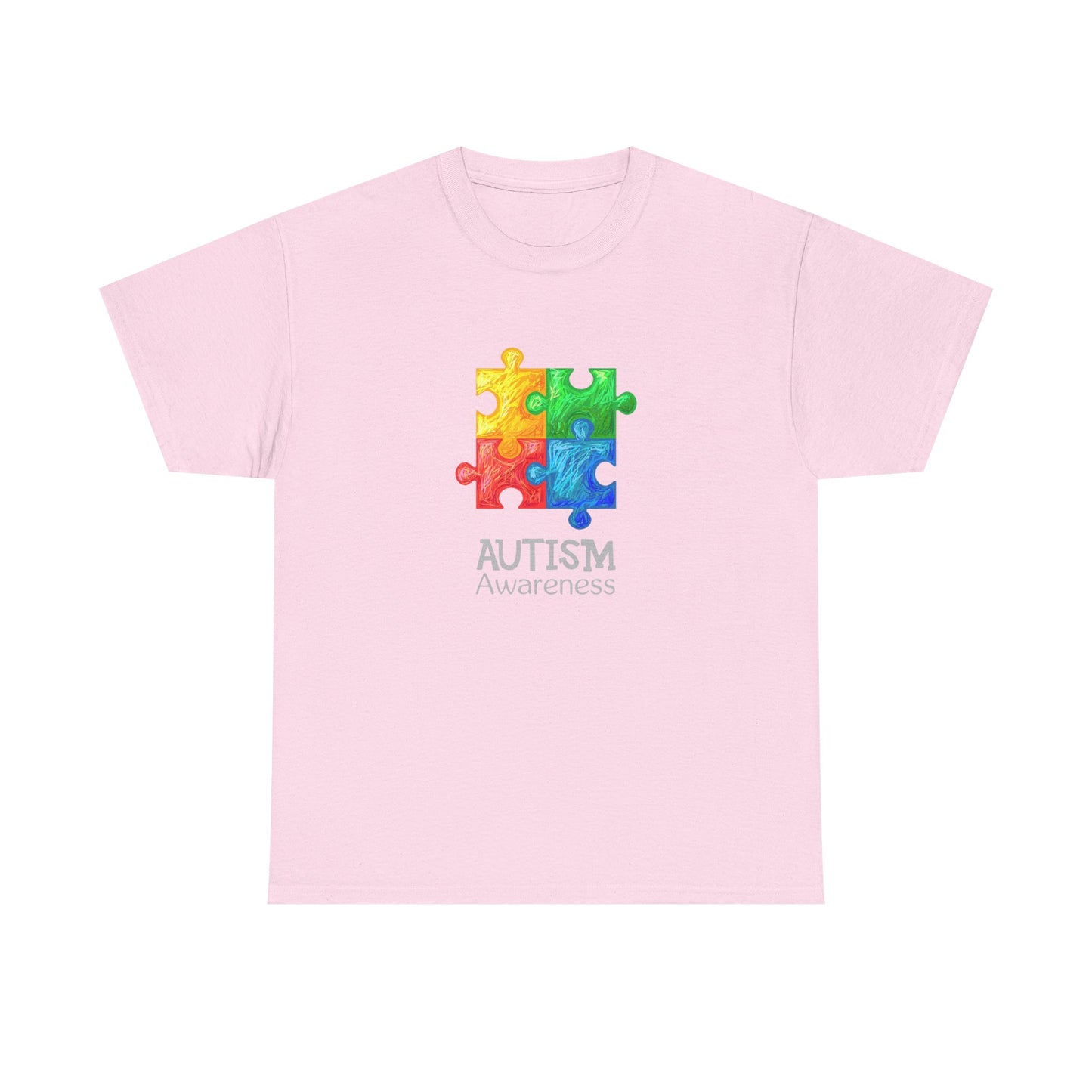 Autism Tshirt awareness health care nursing mental health Unisex Heavy Cotton