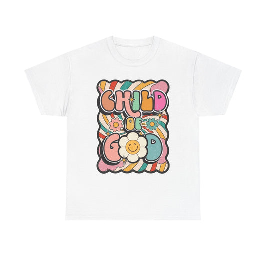 Child Of God Graphic T Shirt Vintage 90s Retro Unisex Heavy Cotton Tee