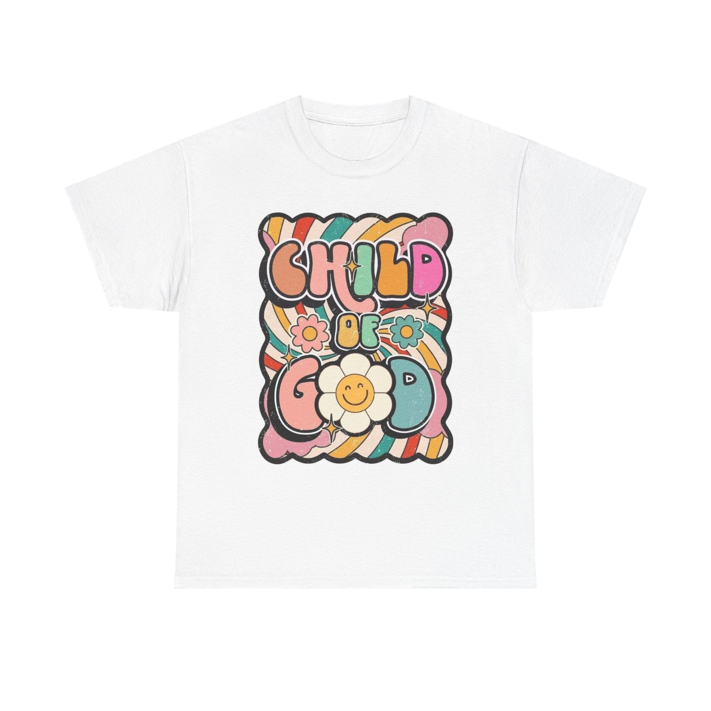 Child Of God Graphic T Shirt Vintage 90s Retro Unisex Heavy Cotton Tee
