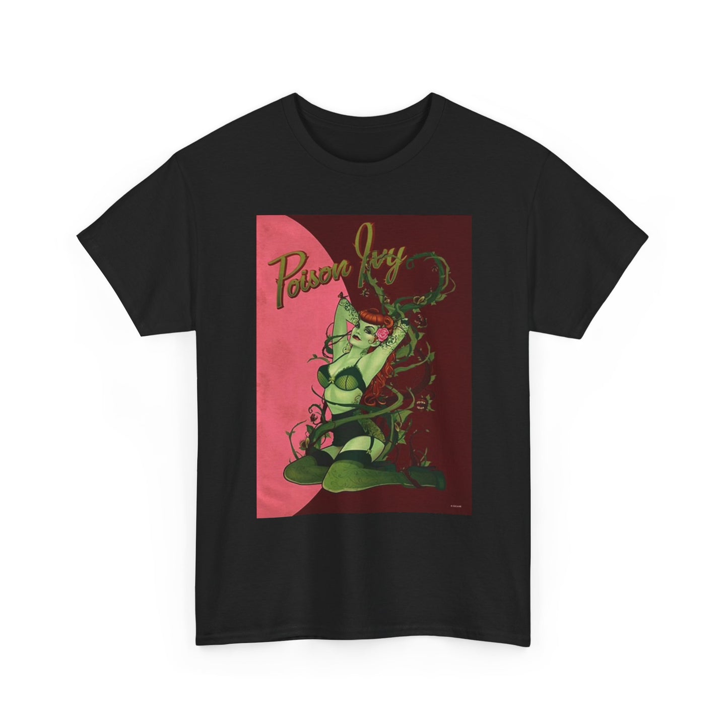 Poison Ivy Graphic T Shirt Apparel Retro Unisex Heavy Cotton Tee