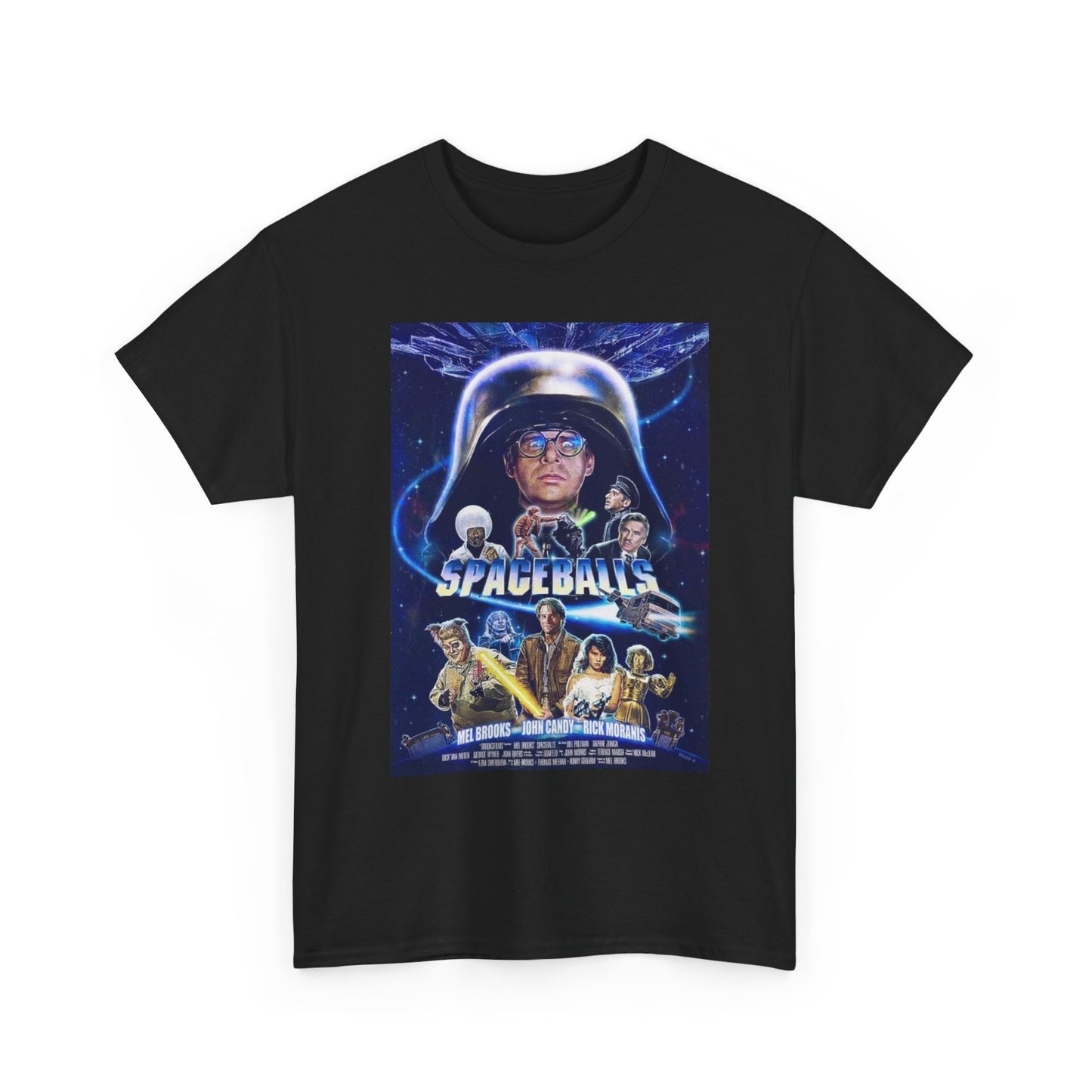 SpaceBalls Graphic T Shirt Vintage Movie Poster Comedy Unisex Heavy Cotton Tee