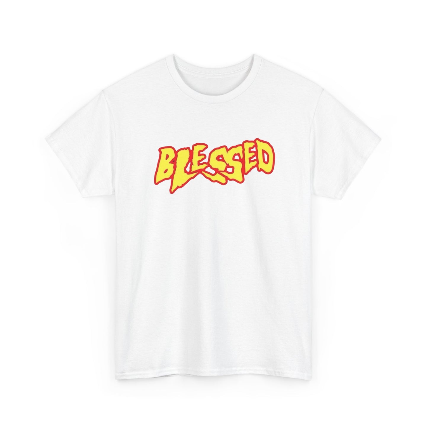Blessed Skateboarding Graphic T-Shirt Unisex Heavy Cotton Tee