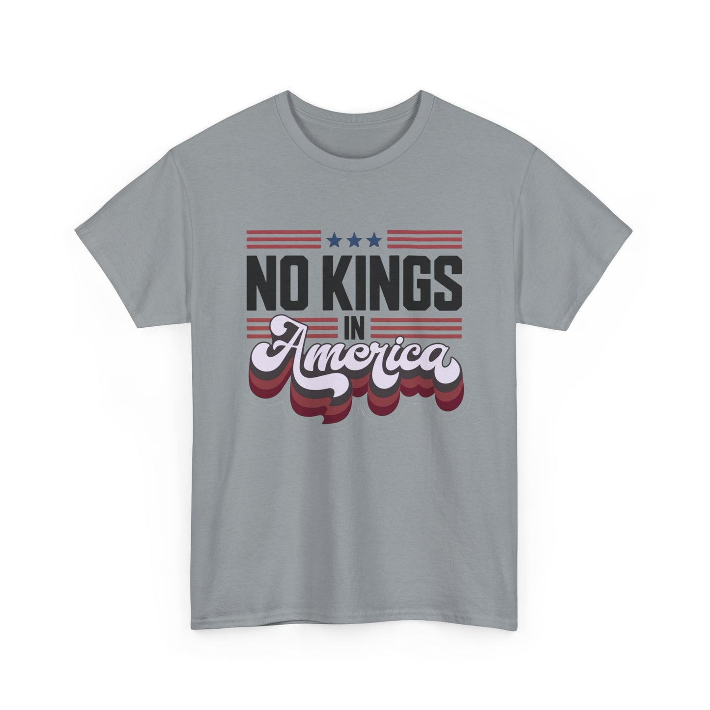 No Kings In America Graphic T Shirt NEW ADULT Tee