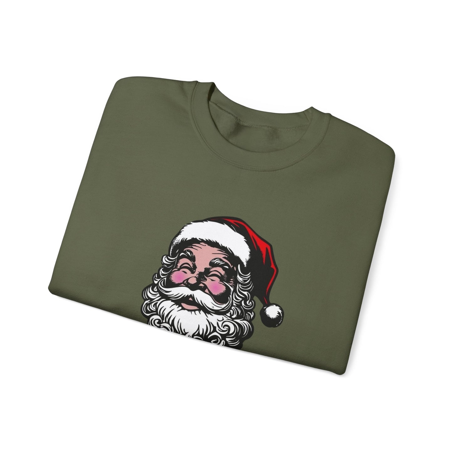 Funny Santa Graphic Sweater NEW Unisex Heavy Blend™ Crewneck Sweatshirt