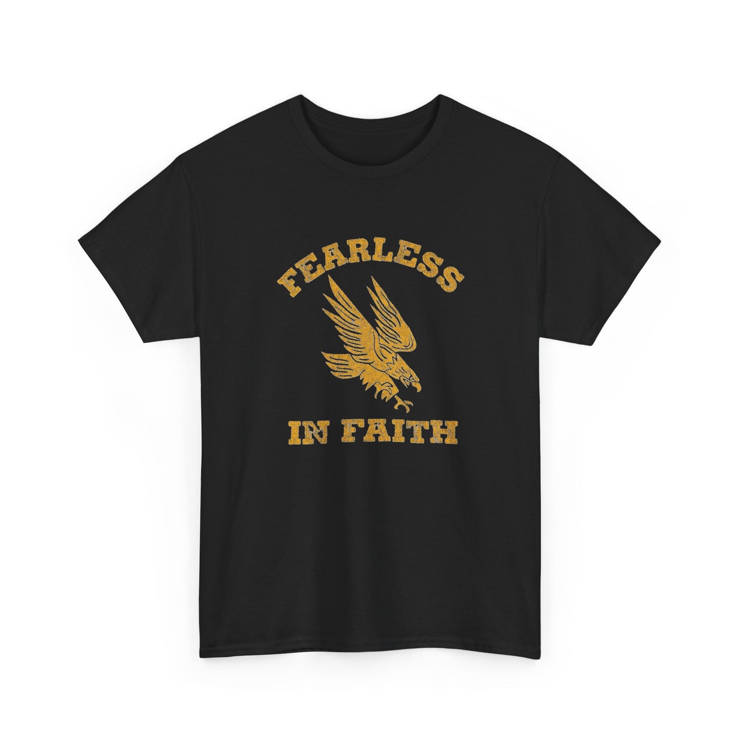 Fearless In Faith Graphic T Shirt Unisex Heavy Cotton Tee