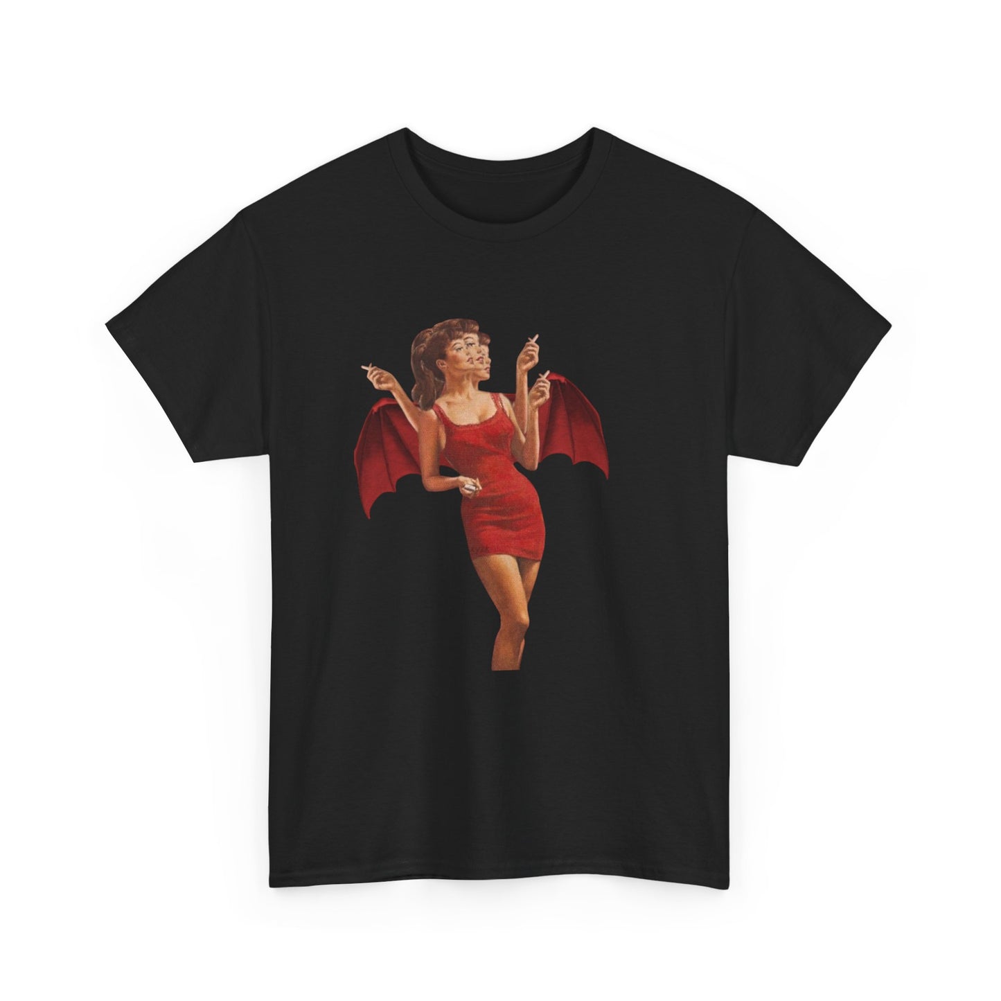 She Devil Vintage Graphic T-Shirt Women's Heavy Comfy Cotton Tee