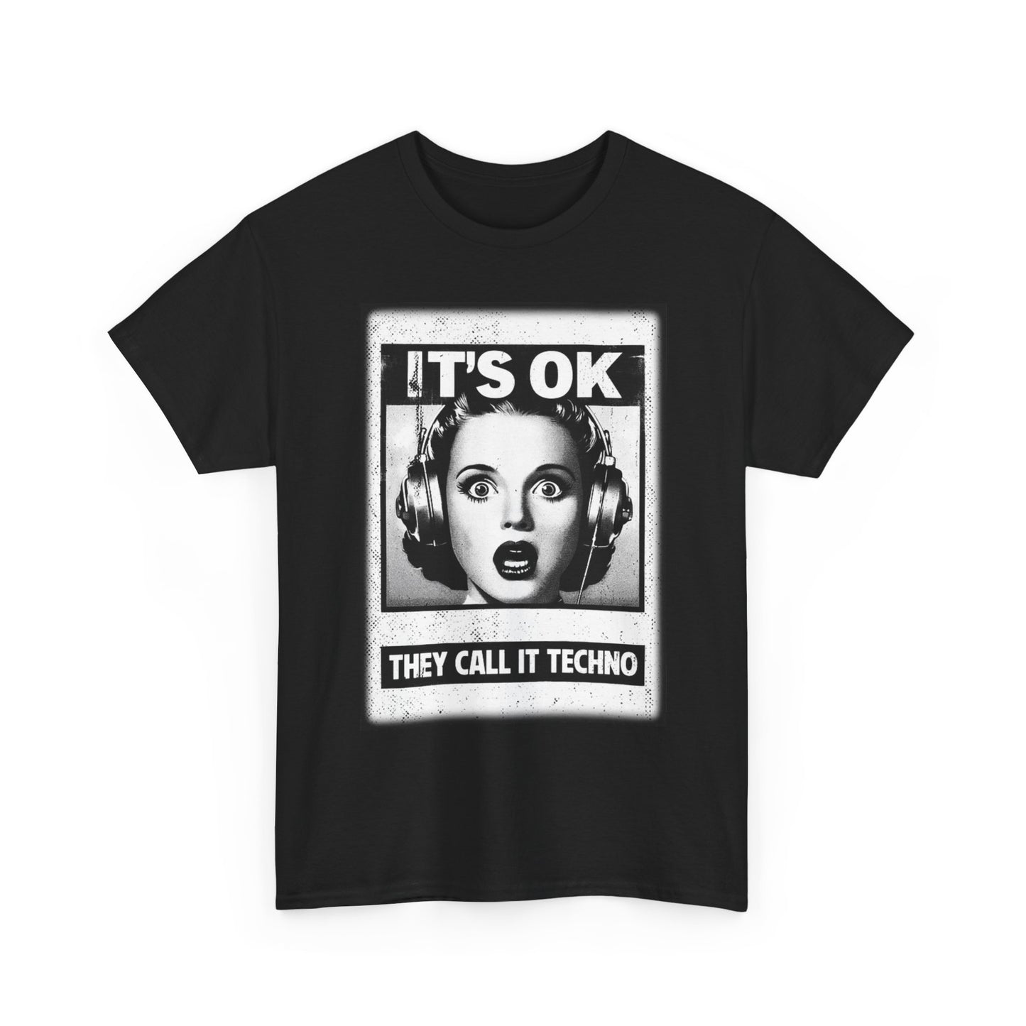 They Call It Techno Funny EDM Graphic T Shirt NEW ADULT Heavy Cotton Tee