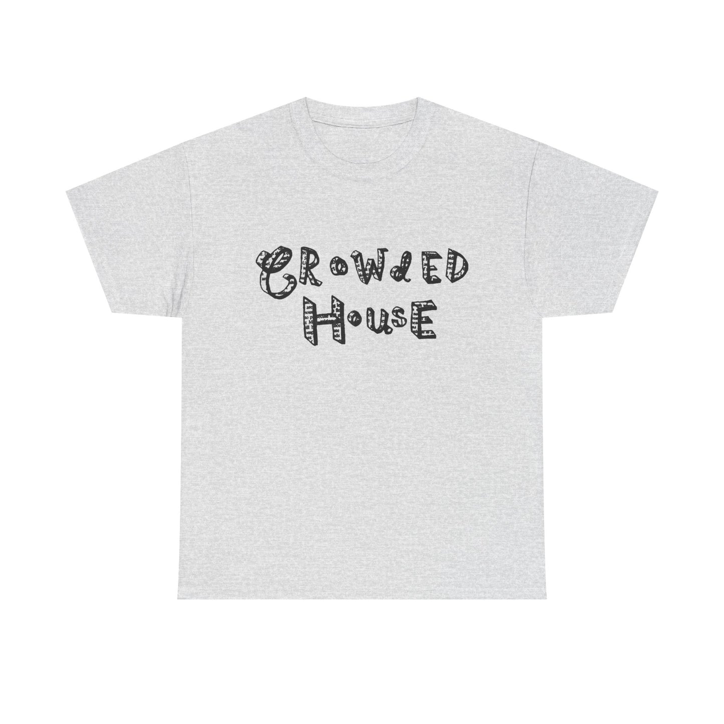 Crowded House Retro Graphic T Shirt NEW Unisex Heavy Cotton Tee