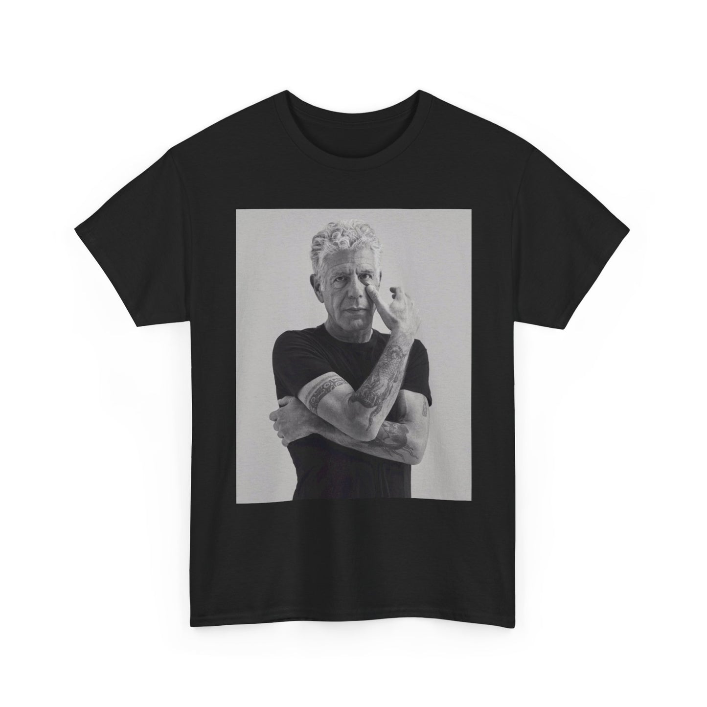Anthony Bourdain Shirt New York Chef Vintage Graphic Unisex Heavy Cotton Tee