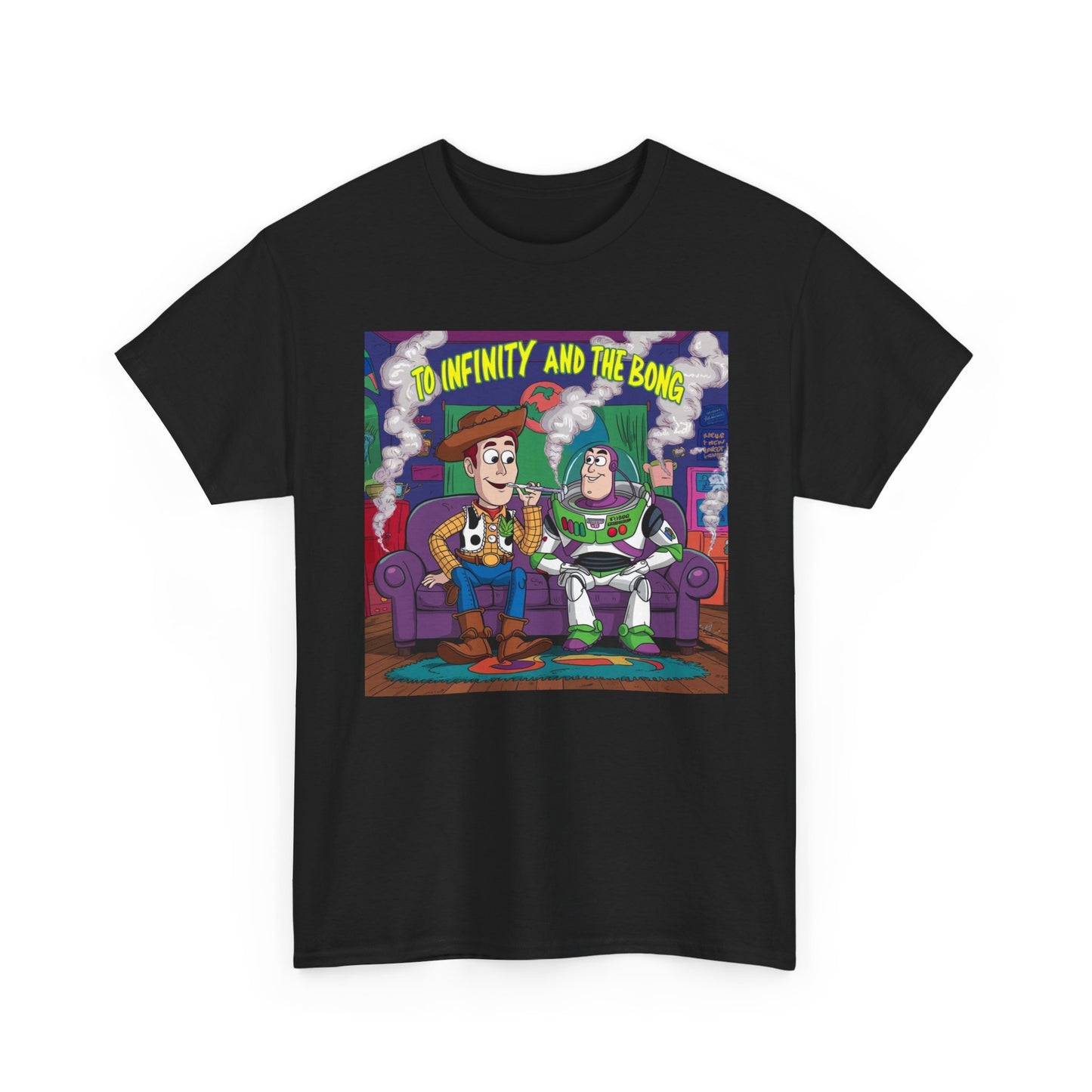 Weed Graphic T Shirt Funny Cartoon Toys Cartoon Retro Unisex Heavy Cotton Tee