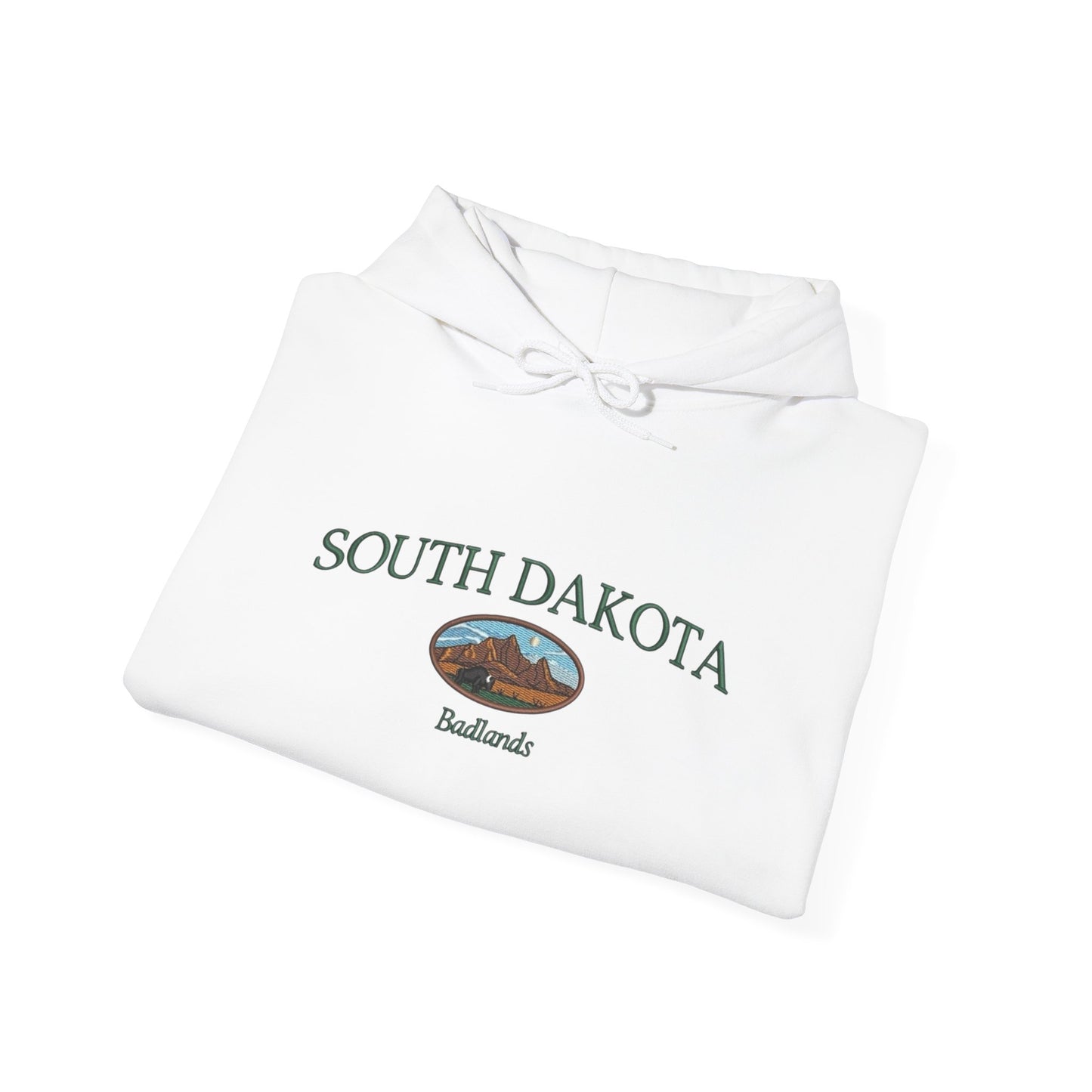 South Dakota Badlands Graphic Hoodie Heavy Blend Sweatshirt NEW