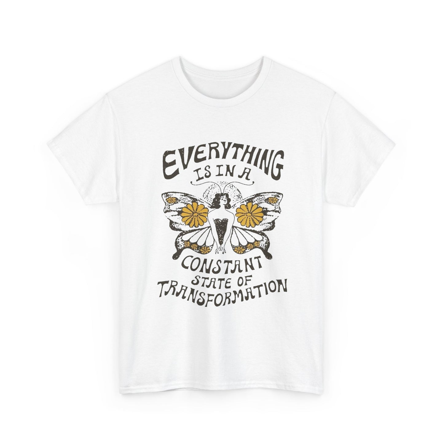 Butterfly Art Graphic T Shirt NEW ADULT Unisex Heavy Cotton Tee
