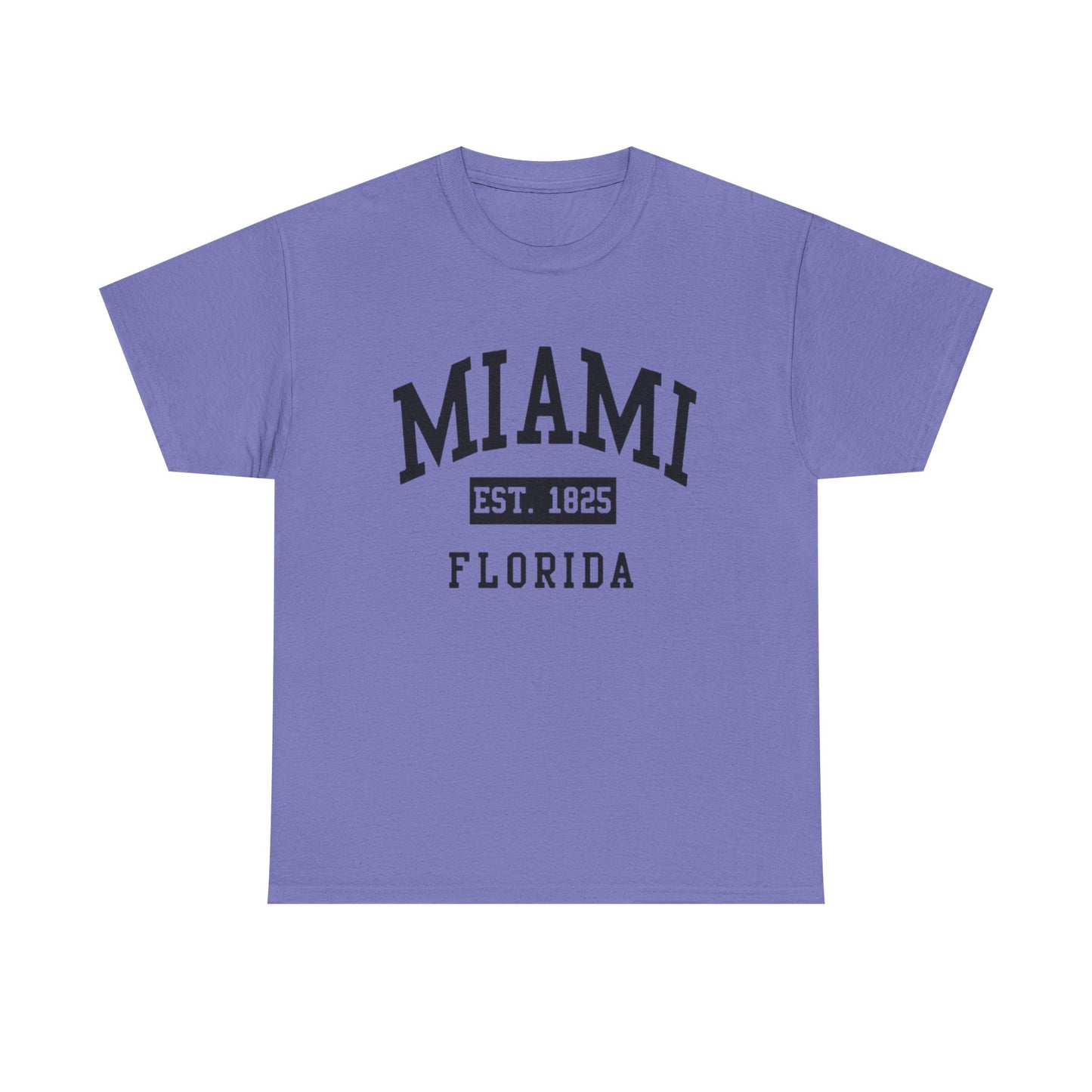 Miami Vintage Graphic T Shirt NEW Unisex Heavy Cotton Tee