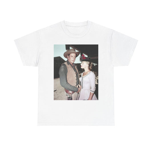 Gunsmoke Graphic T Shirt Vintage Poster Cowboy Series Unisex Heavy Cotton Tee
