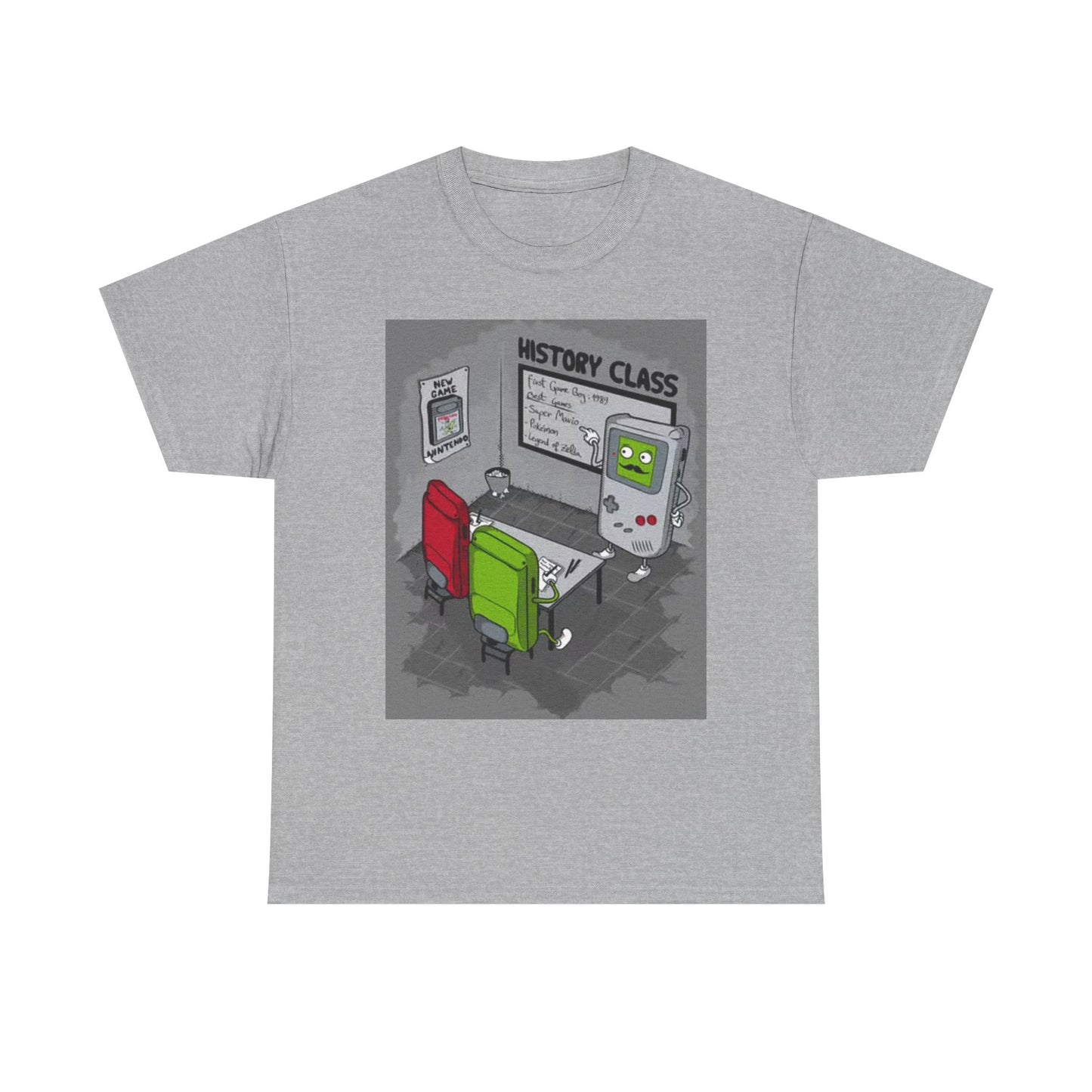 Vintage Game System Graphic T Shirt Funny Gamer Unisex Heavy Cotton Tee