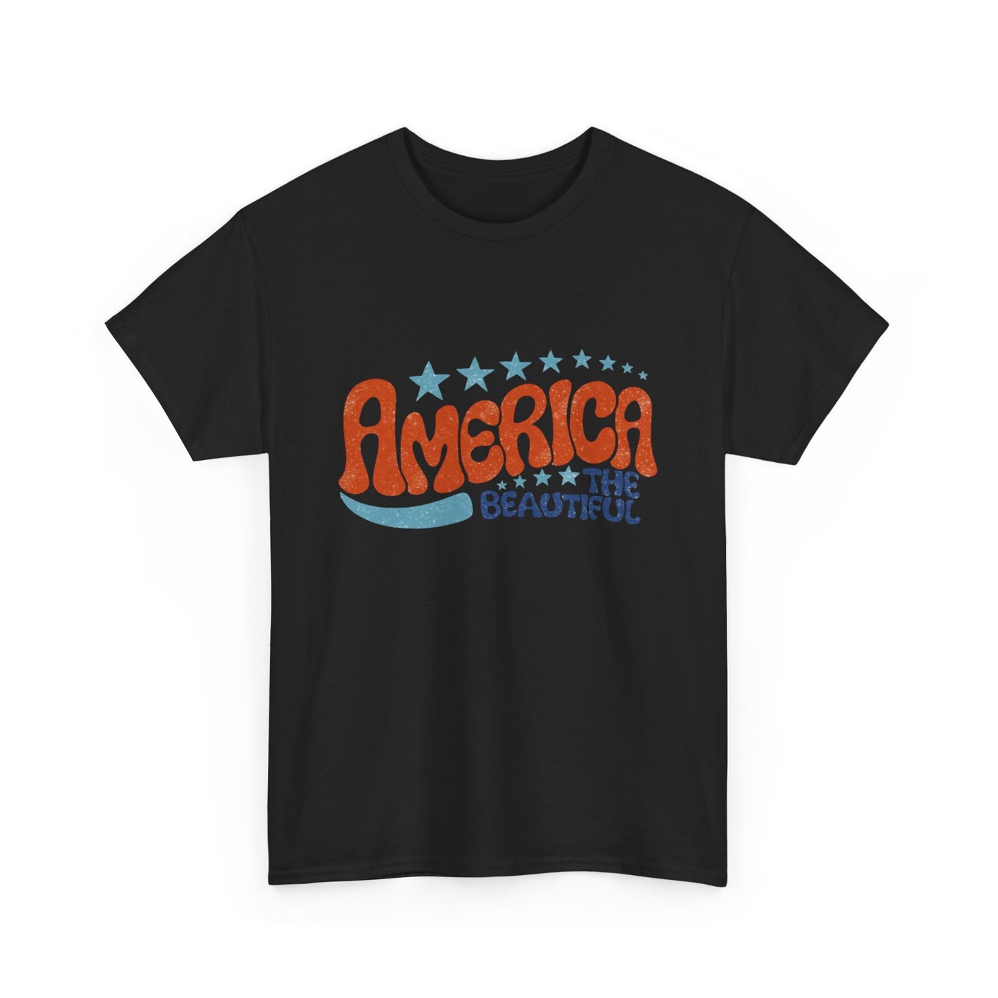 America The Beautiful Graphic T Shirt Adult New Tee