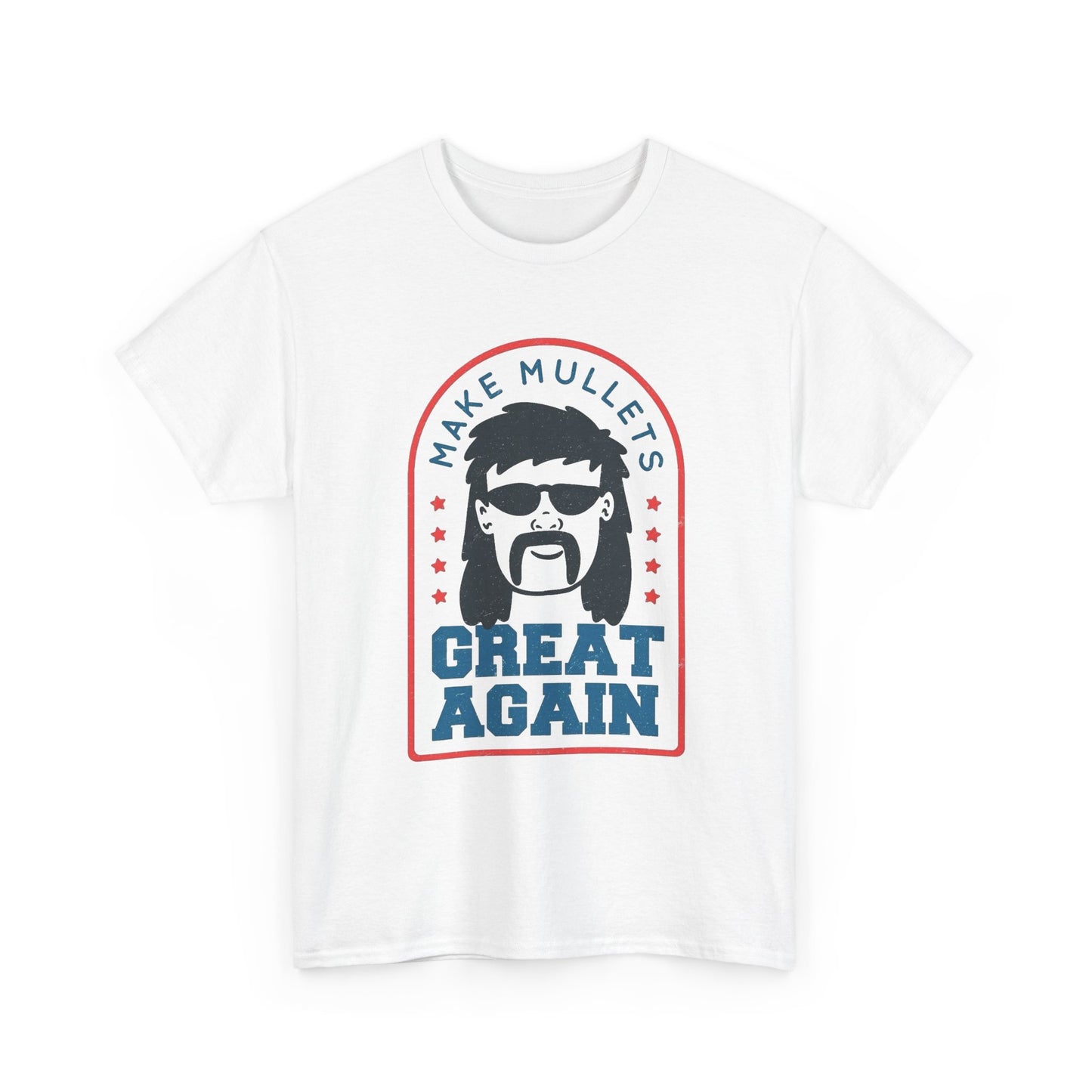 Make Mullets Great Again Funny Graphic T Shirt NEW ADULT