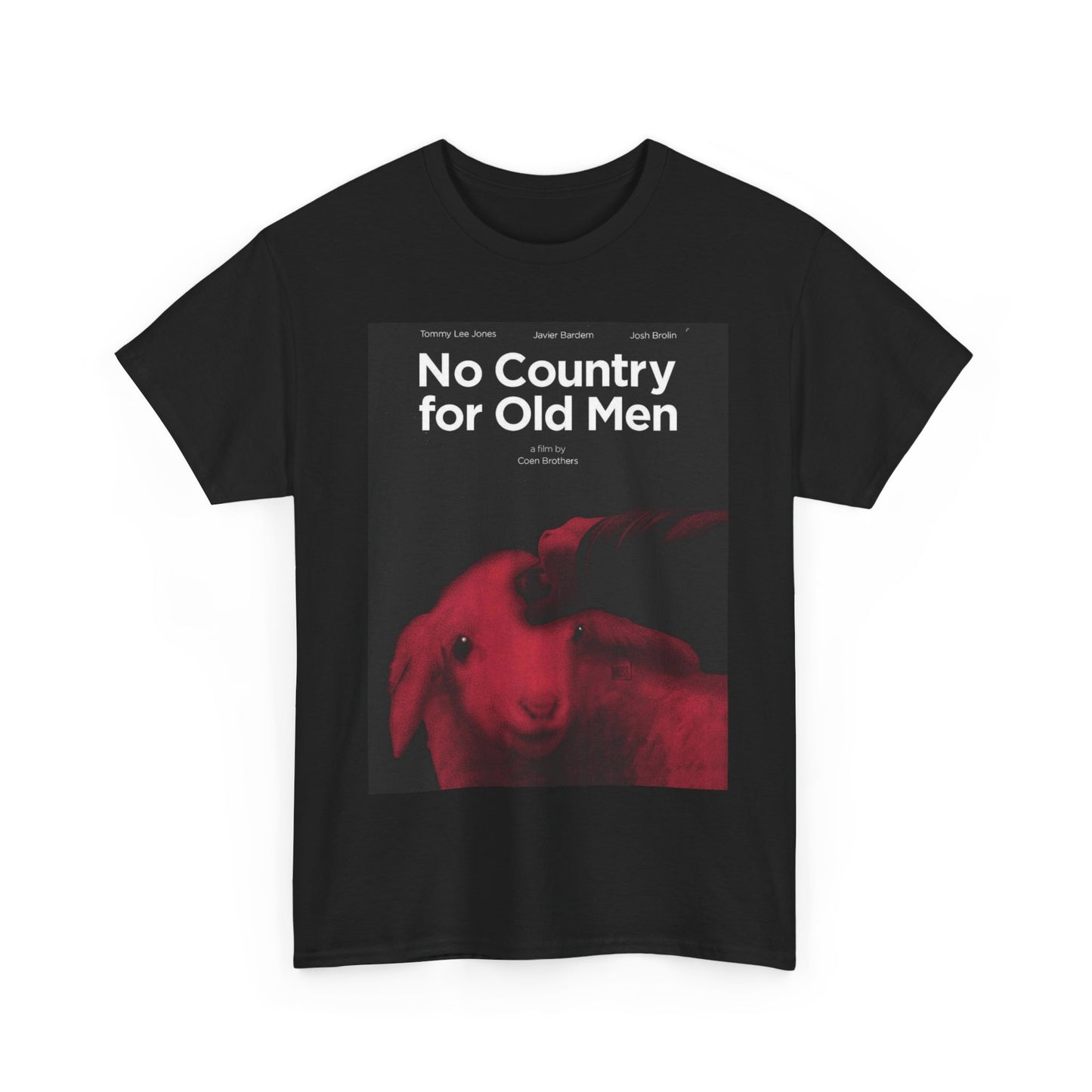 No Country For Old Men Retro Shirt Vintage Movie Poster Unisex Heavy Cotton Tee1