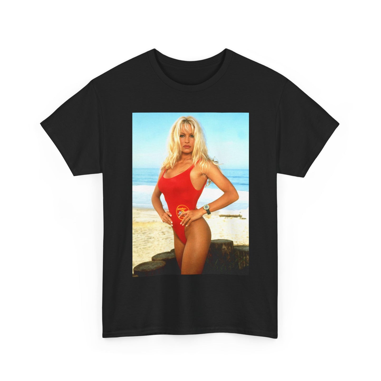 Baywatch beach pam Anderson vintage 90s Heavy Cotton Tee