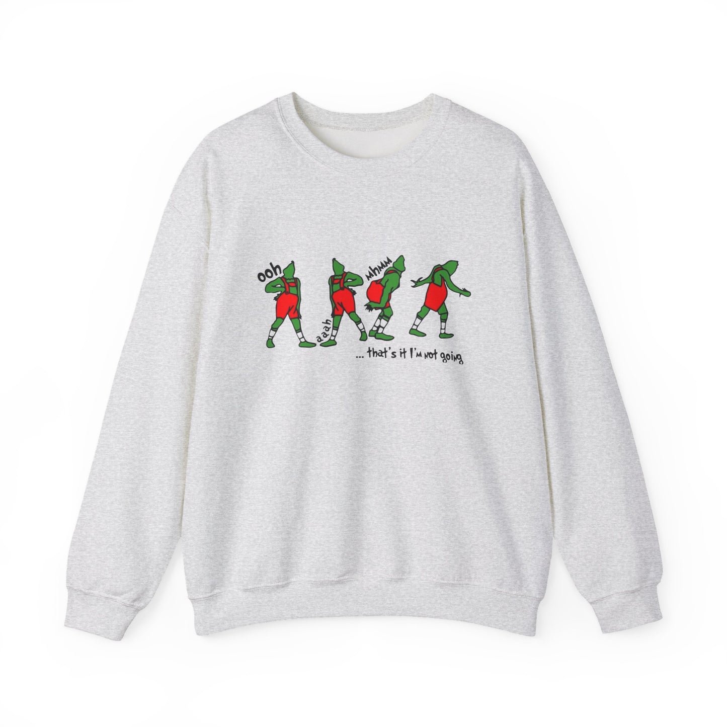 The Grinch Funny Graphic Sweater NEW Unisex Heavy Blend™ Crewneck Sweatshirt