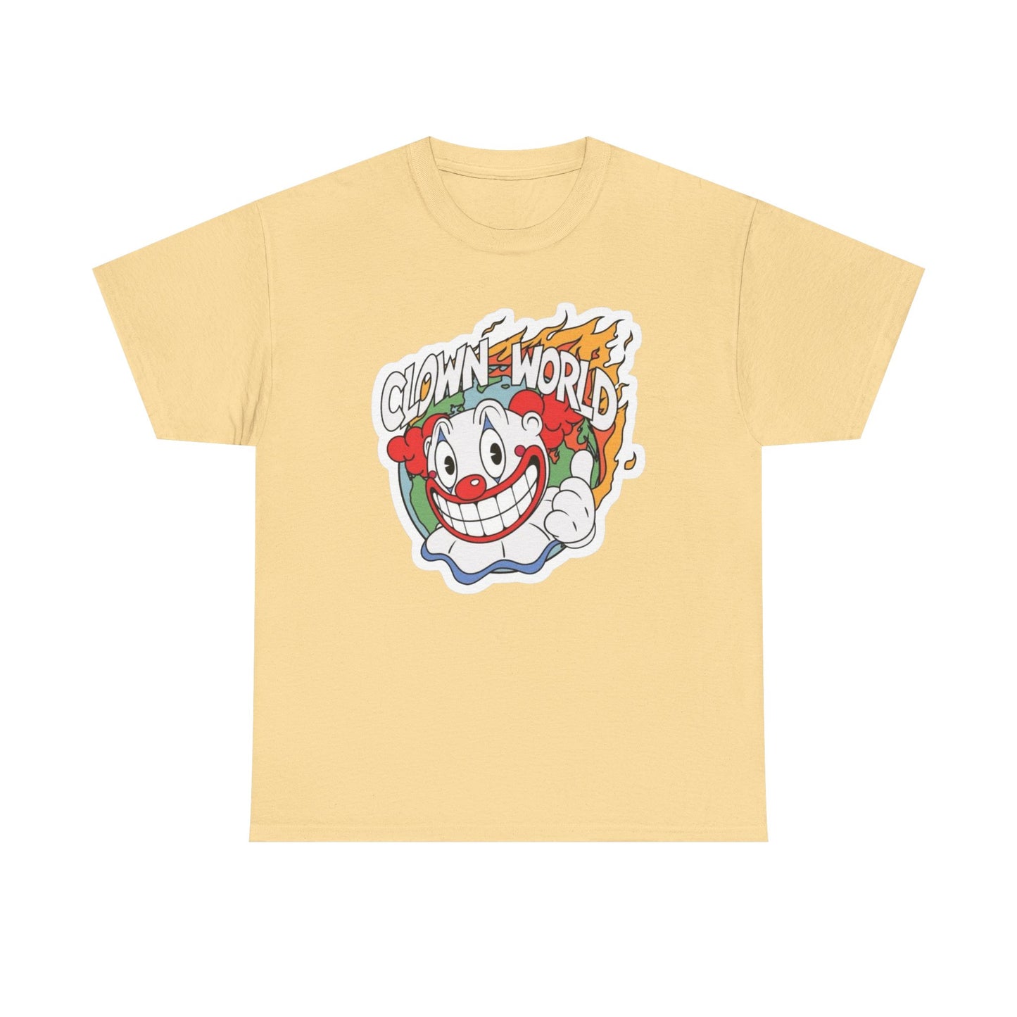 Clown World Graphic T-Shirt Unisex Heavy Cotton Tee Gift NEW