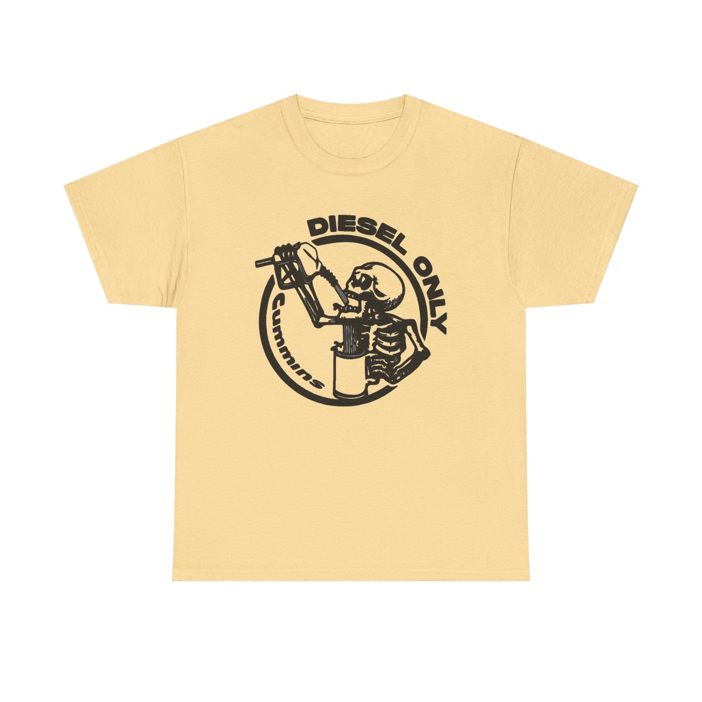 Diesel Only Cummins Graphic T Shirt Unisex Heavy Cotton Tee NEW