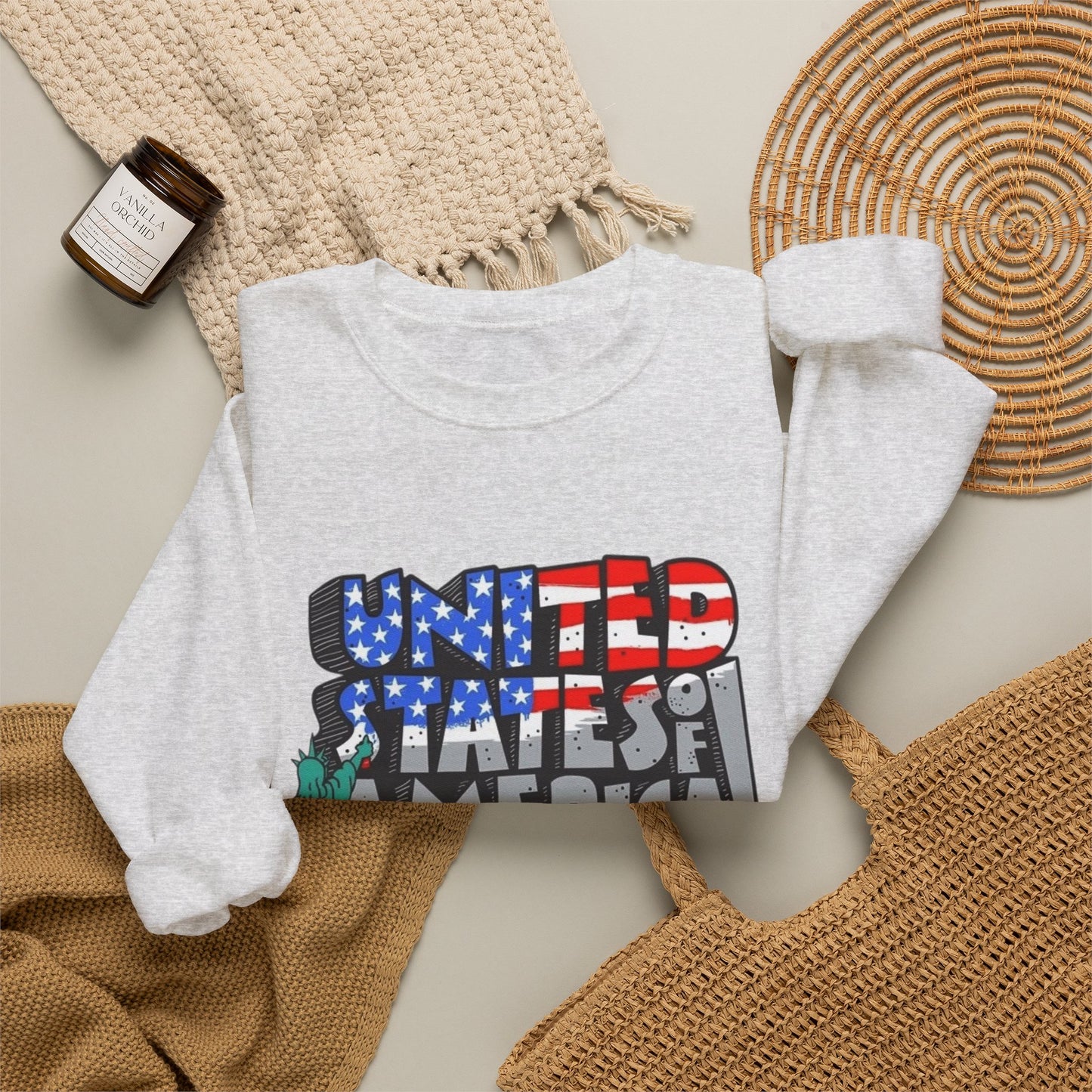 United States Of America Sweater NEW Unisex Heavy Blend™ Crewneck Sweatshirt