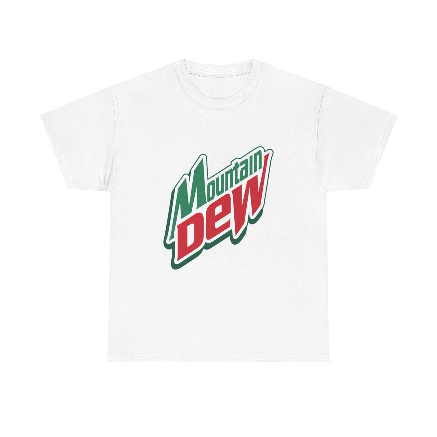 Mountain Dew Tshirt Retro Gaming Doritos Logo Unisex Heavy Cotton Tee