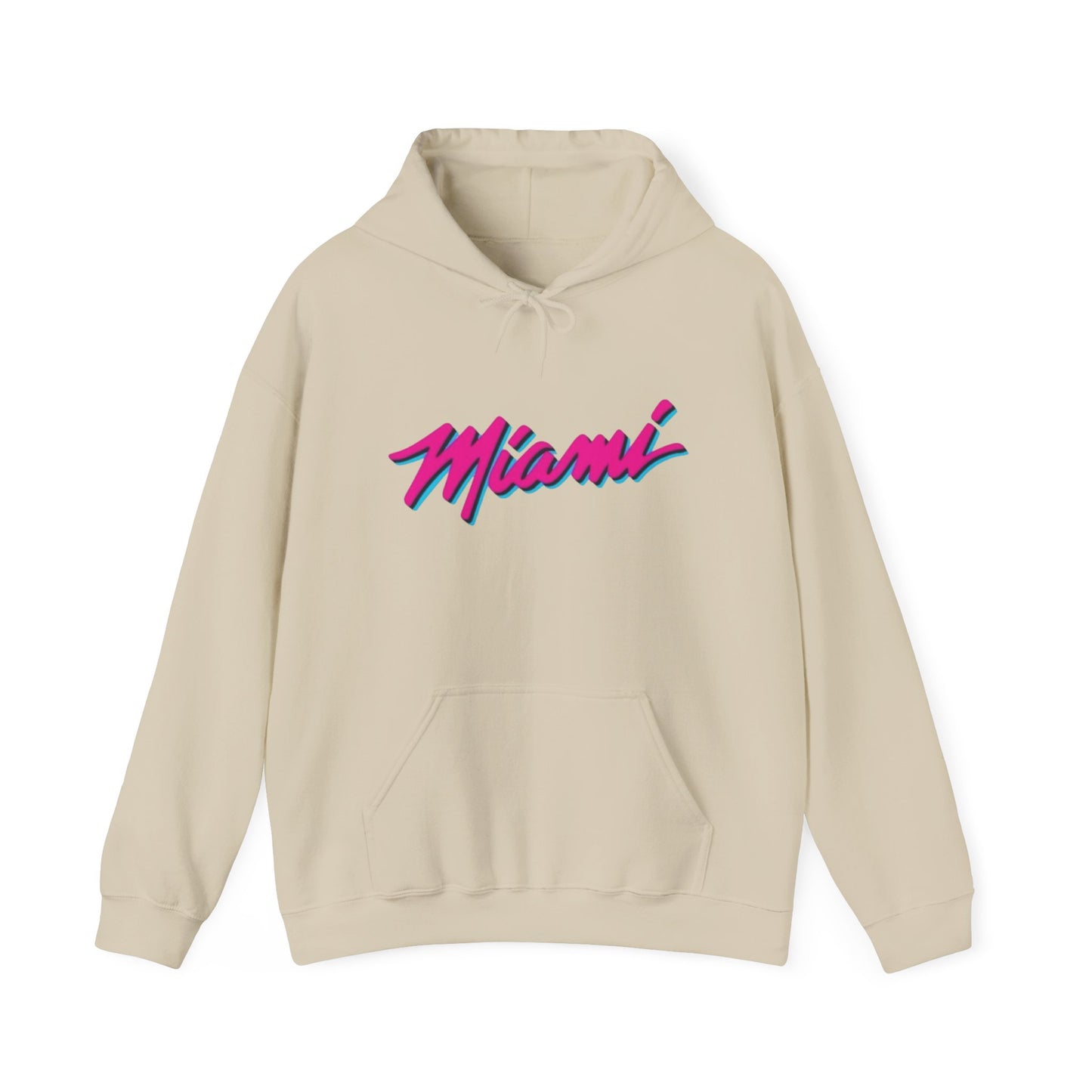 Miami Nights Graphic Hoodie Heavy Blend™ NEW Sweatshirt