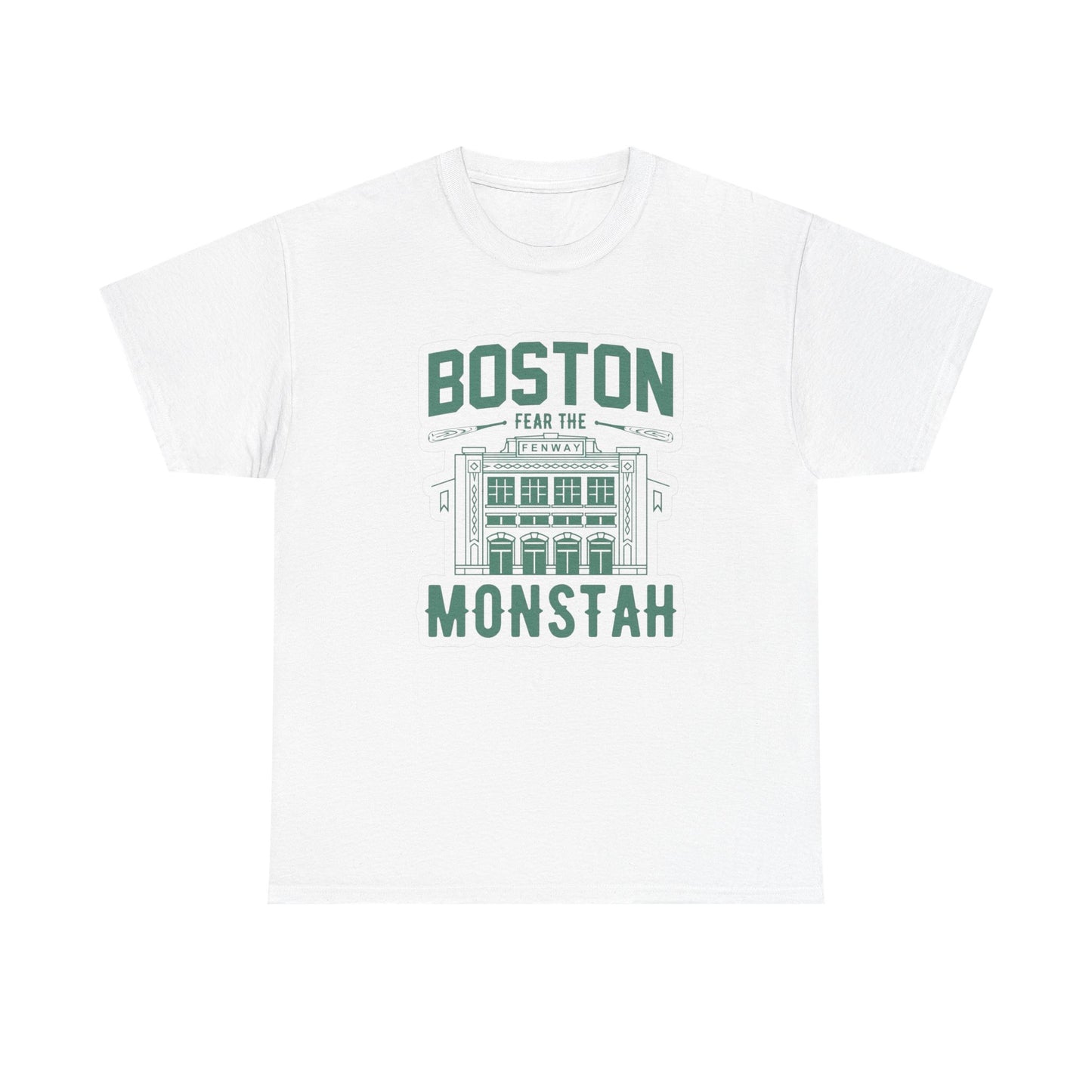 Boston Green Monster Retro Graphic T Shirt Unisex NEW Heavy Cotton Tee
