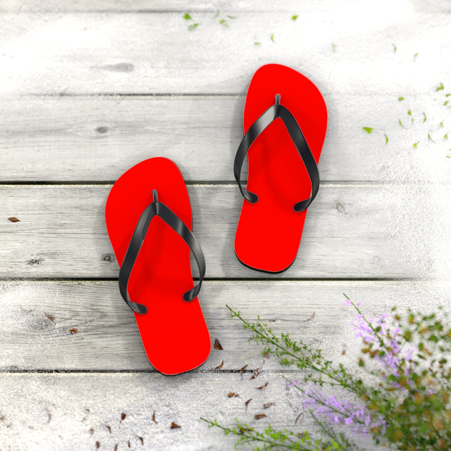 Orange Flip Flops, Sandals Slides, Summer Footwear, Brand New