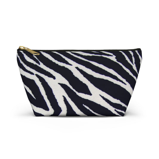 Zebra Animal Print Travel Bag Multi ColorAccessory Pouch w T-bottom
