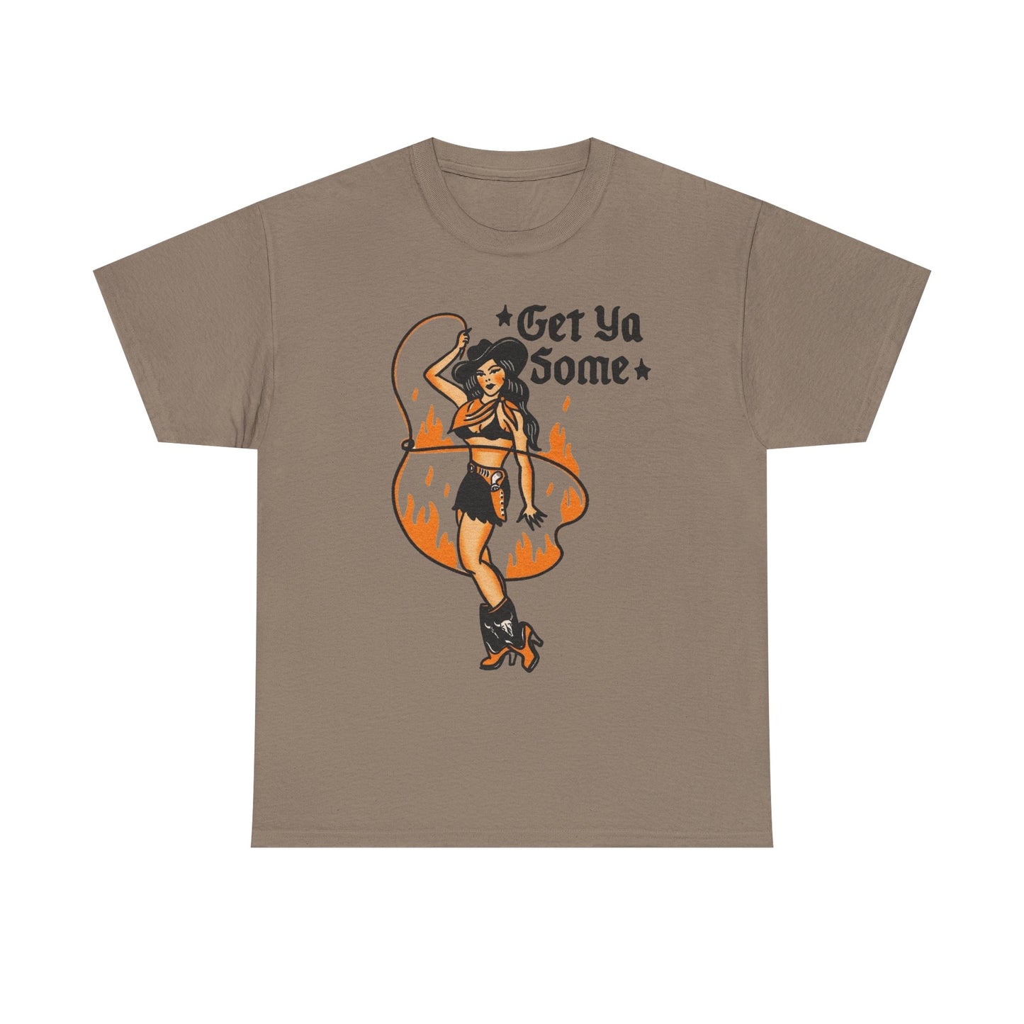 Get Ya Some Cowgirl Western Graphic T Shirt Unisex Heavy Cotton Tee GIFT NEW