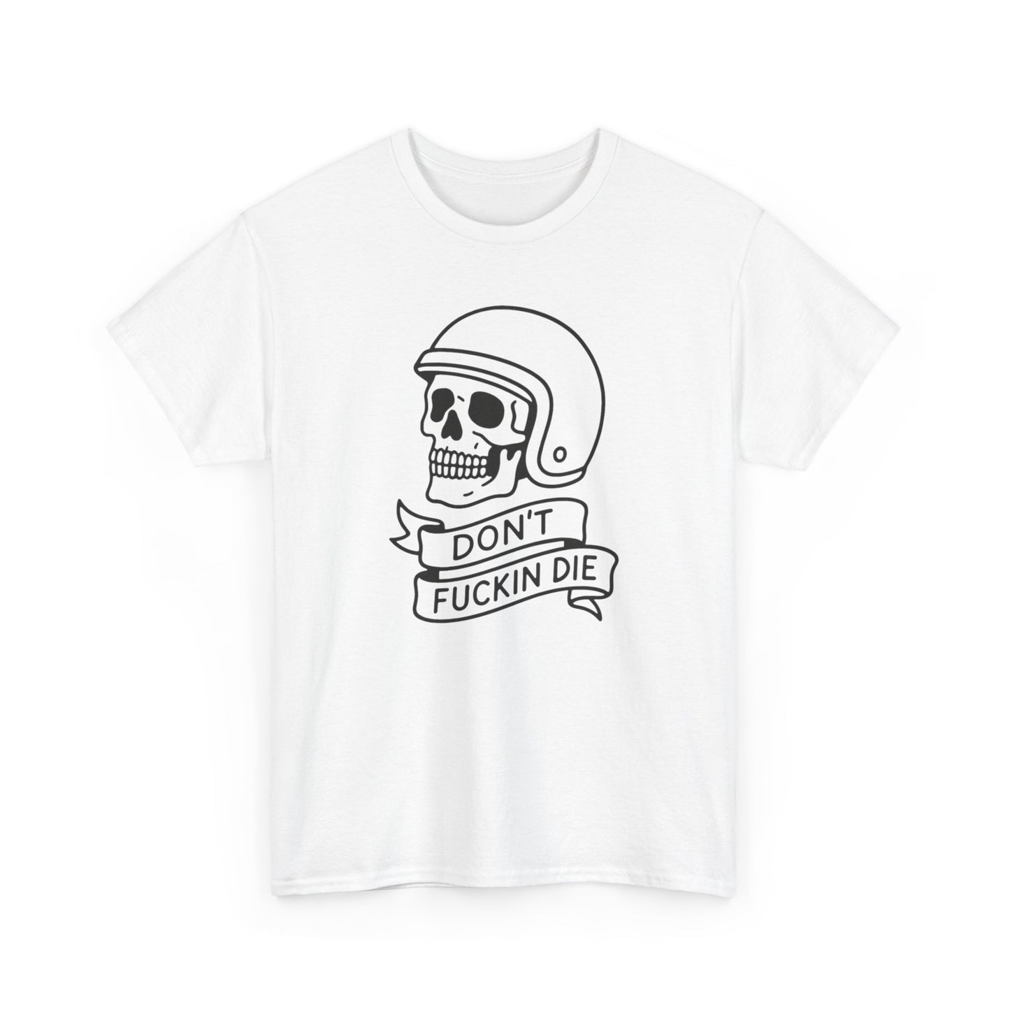 Don't Die Motorcycles Vintage Graphic T Shirt S-5XL NEW Unisex Heavy Cotton Tee