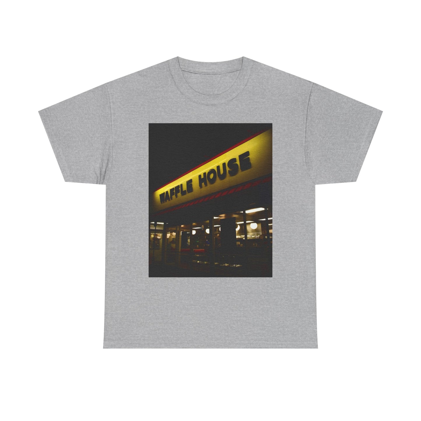Waffle House Graphic T Shirt Vintage Funny Retro Unisex Heavy Cotton Tee