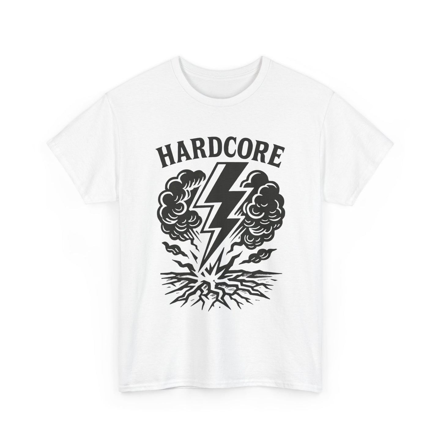Hardcore Weather Graphic T Shirt Unisex Heavy Cotton Tee