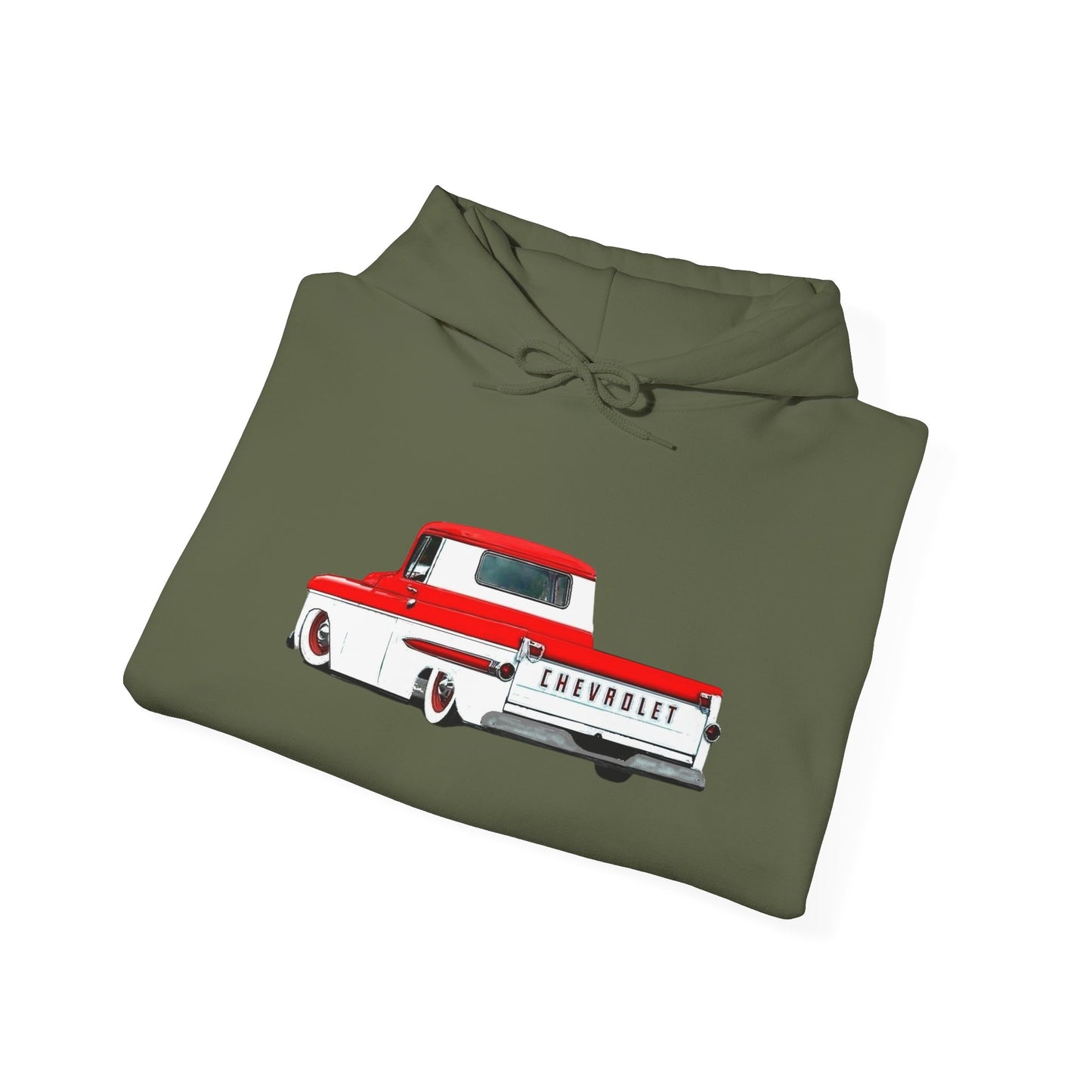 Chevrolet Pickup Vintage Graphic Hoodie Unisex Heavy Blend™ Hooded Sweatshirt