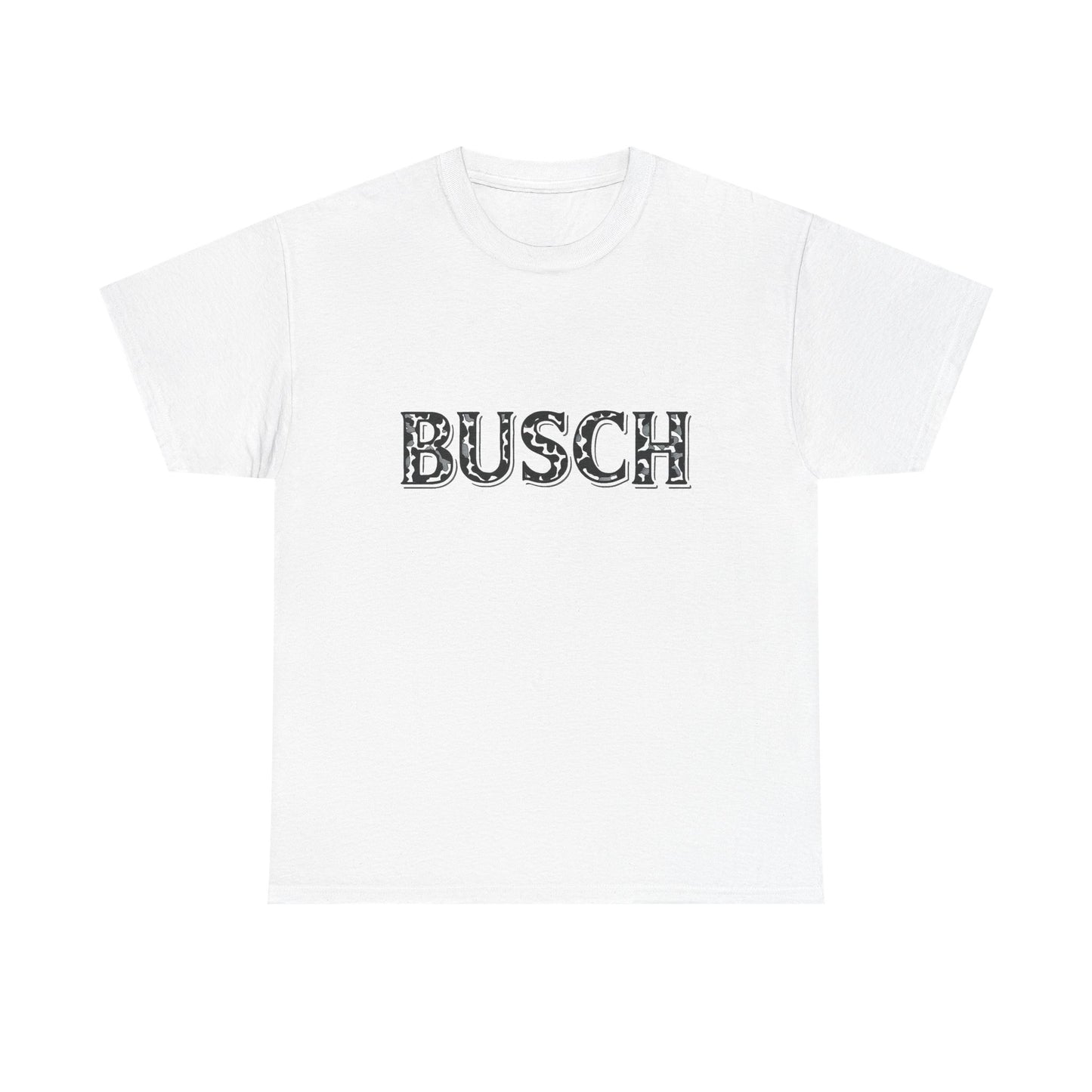 Busch Beer MULTIPLE COLORS Graphic T Shirt NEW Unisex Heavy Cotton Tee