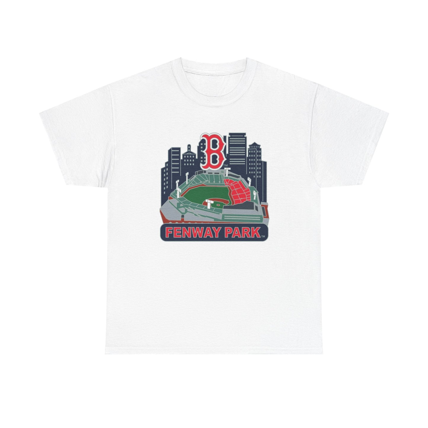 Fenway Park Graphic T Shirt Vintage Boston Baseball Unisex Tee NEW