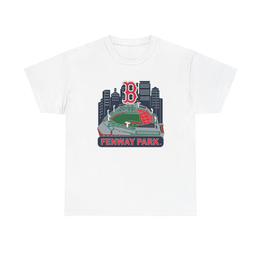 Fenway Park Graphic T Shirt Vintage Boston Baseball Unisex Tee NEW